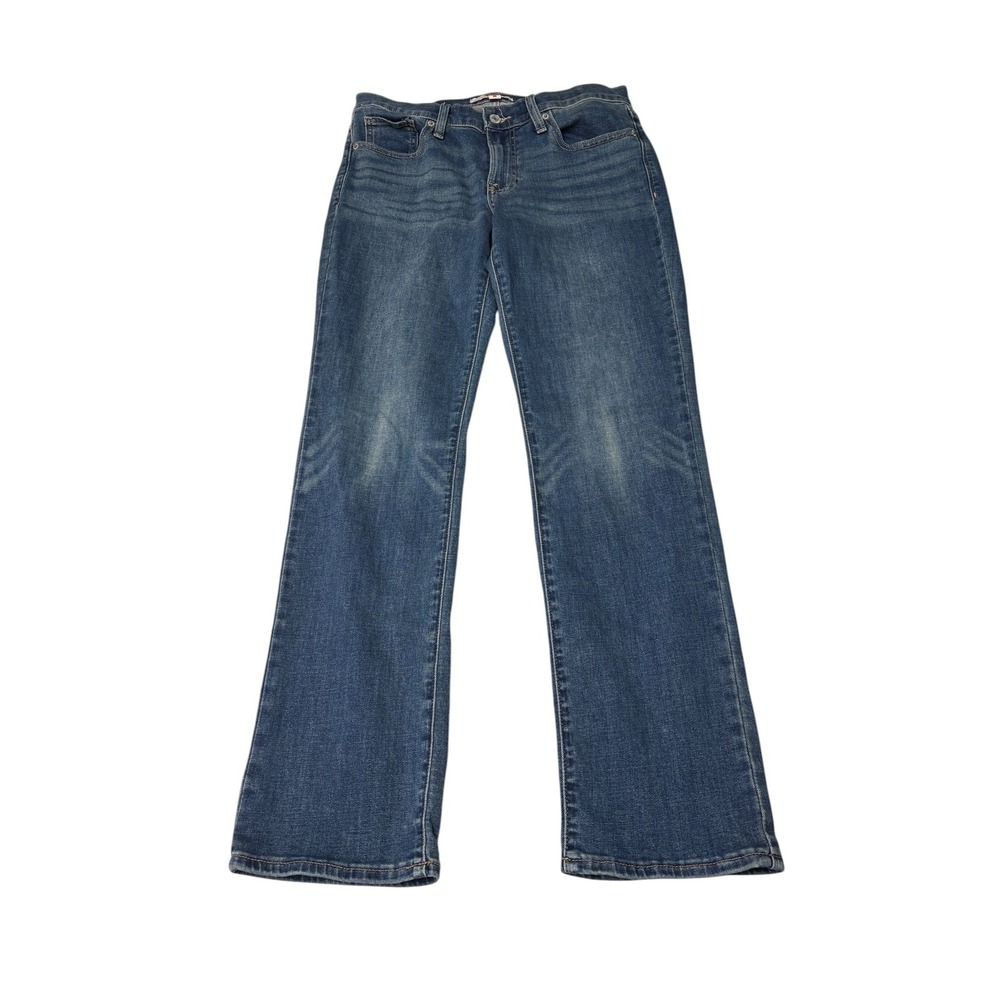 Lucky Brand Sweet Mid‎ Rise Straight Jeans Womens 8/29 L29  Medium Wash Blue